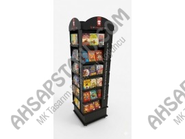 DÖRT YÖNLÜ KİTAP STANDI