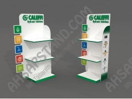 Caleffi Raflı Tezgah Üstü Stand