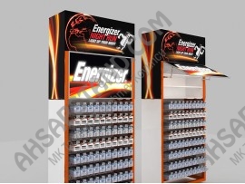 Energizer Askılı ve Çekmeceli Pil Standı