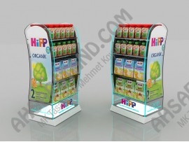 Hipp Organik Bebek Mamaları Işıklı (Led'li) Stand