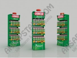 Dimes Raflı Boy Stand