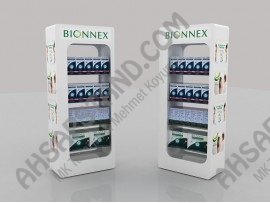 Bionnex Saç Bakım Ürünleri Raflı Stand